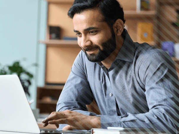 Man on laptop