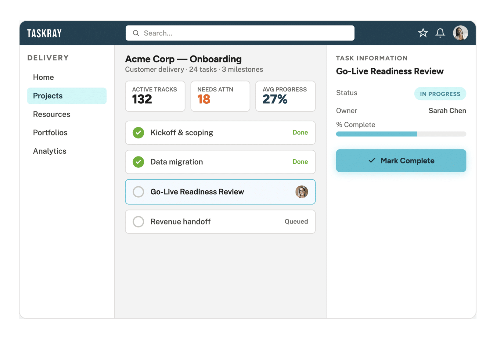 TaskRay App Overview